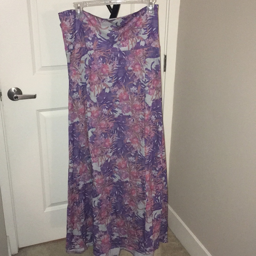 Lularoe Flower Patterned Maxi (L)
